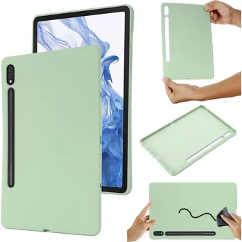 Pouzdro na tablet VSECHNONAMOBIL 108858 RUBBER Ochranný kryt pro Samsung Galaxy Tab S9 zelený