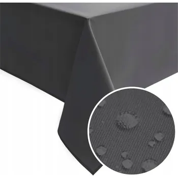 ubrus UBRUS NA STŮL HLADKÝ VODĚODOLNÝ 155x180 NA TERASU VENKOVNÍ DO ZAHRADY