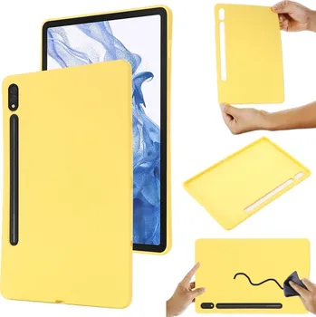 Pouzdro na tablet VSECHNONAMOBIL 108859 RUBBER Ochranný kryt pro Samsung Galaxy Tab S9 žlutý