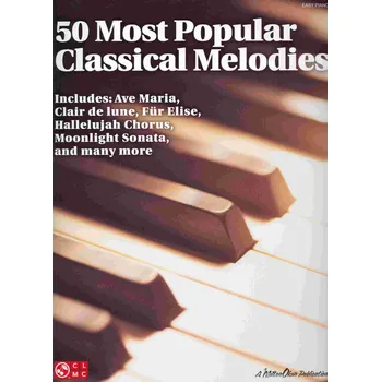 Cherry Lane Music Company 50 Most Popular Classical Melodies - klavír ve snadné úpravě