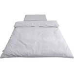 BABYMATEX Prádlo ložní 2-dílné nepromokavé šedé 100 x 135 cm + 40 x 60 cm