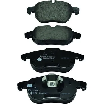 Brzdová destička Sada brzdových destiček, kotoučová brzda HELLA 8DB 355 009-311