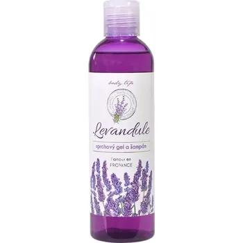 Sprchový gel Vivaco Body Tip Sprchový gel a šampon s levandulovým olejem BT Premium 250 ml