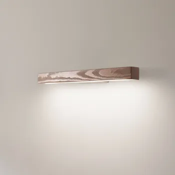 Lampička TK Lighting LED nástěnné svítidlo Teo, ořech, 46 cm, 3000 K LED 8 W celkem - Doprava zdarma