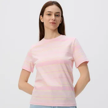 Dámské tričko Reserved - Pruhované tričko - růžová - ZS435-30X - ZS435-30X-S