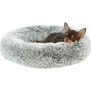 Pelíšek pro psa O´LALA PETS Pelíšek kulatý měkký ADELE Šedý Melír Velikost: 50cm