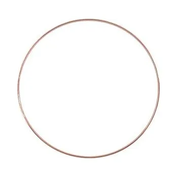 Náramek Stříbrný pozlacený náramek kruh tenký E délka náramku 18cm