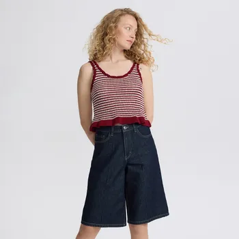 Reserved - Džínové šortky s pukem - tmavomodrá - 9319H-59J - 9319H-59J-38