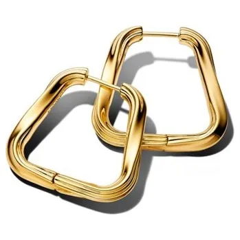 Náušnice Kruhové náušnice PANDORA Essence Zkroucený trojúhelník velký 263876C00