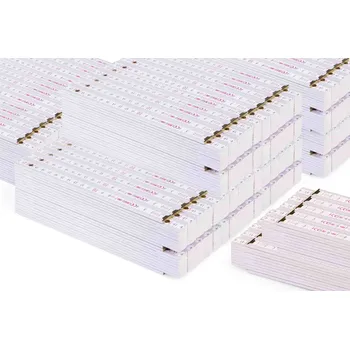 metr Metrie | Block-52 skládací metr, bílý, 2 m | 100 ks