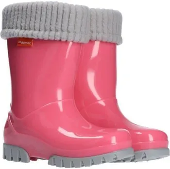 Chlapecké holínky DEMAR-TWISTER LUX F 0406 růžový zateplené Velikost: 32 - 33