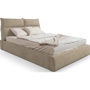 Postel Čalouněná postel bez matrace BASIL 160x200 cm béžová