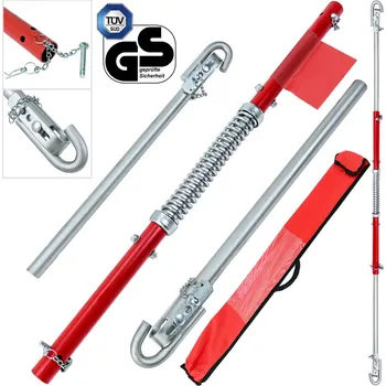 Hever Deuba® Tažná tyč 3dílná s pružinou 2t – TÜV, 1,8 m