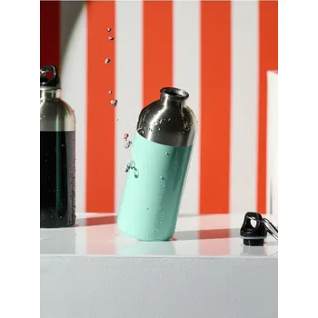 Láhev Sinsay - Kovová láhev s karabinou - tyrkysová - 005FV-06X - 005FV-06X-ONE