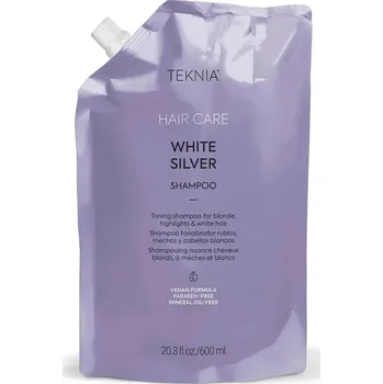 Šampon Lakmé Teknia White Silver Shampoo Refill - Náplň neutralizujícího šampon pro platinově blond a šedivé vlasy 600 ml