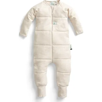 Zavinovačka ERGOPOUCH Overal na spaní organická bavlna Onesie Oatmeal Marle 6-12 m, 2,5 tog