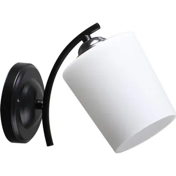 Stojací lampa Nástěnná lampa Esnyr Lamp, chrom+černá, 1x40, stínidlo E27, bílá