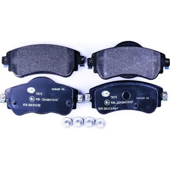 Brzdová destička Sada brzdových destiček, kotoučová brzda HELLA 8DB 355 015-931