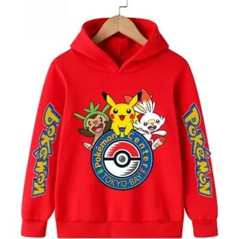 Chlapecký svetr Pokémon Dětská mikina POKÉMON, různé barvy - Tokyo Bay Barva: Červená, Velikost: 120