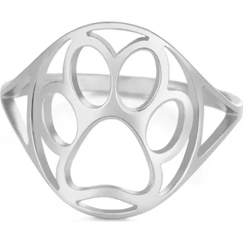 Souprava šperků Prstýnek s tlapkou chirurgická ocel - Velikost prstenu 8 3/4 VL 525-1