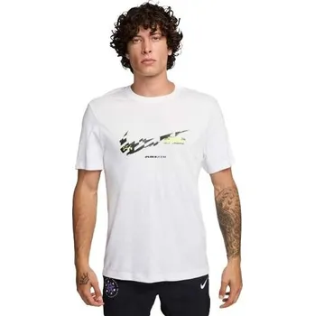 Pánské tričko Pánské běžecké tričko Nike ELITE ENTRY L Bílá, Černá, Reflexní neon