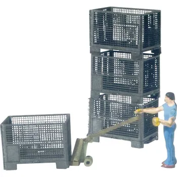 Modelová železnice MBZ 80193 Mřížové boxy H0 lasercut montážní sada