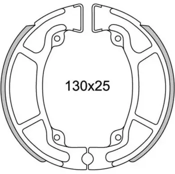 Brzdová destička brzdové obložení (standardní materiál) NEWFREN (2 ks v balení) M572-005