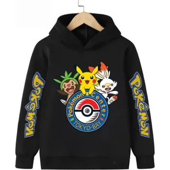 Chlapecký svetr Pokémon Dětská mikina POKÉMON, různé barvy - Tokyo Bay Barva: Černá, Velikost: 110