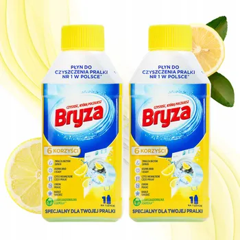 Čistič pračky Bryza Lanza Lemon Čistič pračky Citron 2x250ml