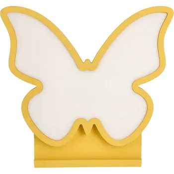 Lampička Dětská LED stolní lampa BUTTERFLY IQ KIDS zlatá