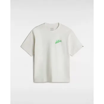 VANS triko - Brush Script Loose Ss Marshmallow (FS8) velikost: L