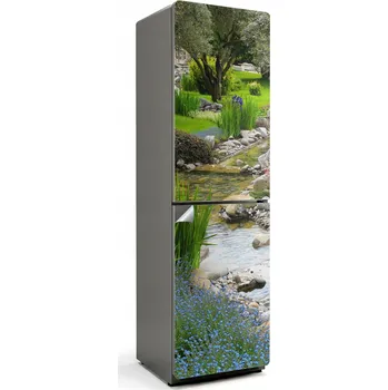 Fototapeta Samolepka Samolepicí na ledničku Zahrada s vodním proudem