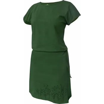 Dámské šaty Dámské šaty, krátký rukáv NOPERA 801 tm.zelená S