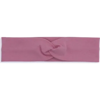 Čelenka Překřížená čelenka z úpletu růžová 7m-5r