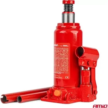 zvedák AMIO Hydraulický pístový zvedák 5T v PVC boxu
