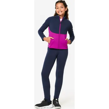 DECATHLON Dětská prodyšná sportovní souprava 7 LET FIALOVÁ|MODRÁ