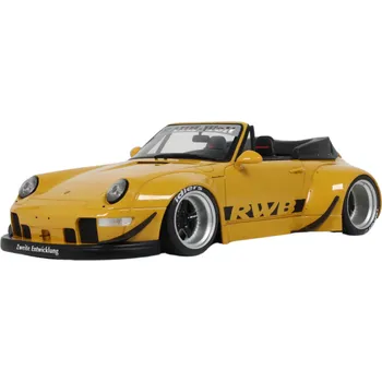 autíčko 1:18 PORSCHE RWB Bodykit Nohra Yellow 2023
