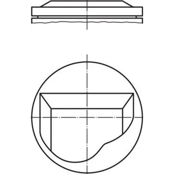 Píst motoru Píst MAHLE 082 48 02