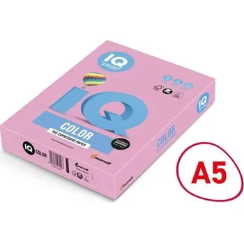 Barevný papír Barevný papír IQ Color A5 - PI25, růžový, 80 g/m2, 500 listů