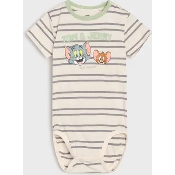 Sinsay - Kojenecké body Tom and Jerry - krémová - 516EM-01X - 516EM-01X-98