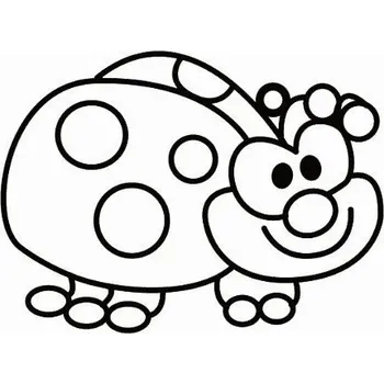 Závěsná sklíčka k vybarvení barvami na sklo cca 8 cm - 29. BERUŠKA