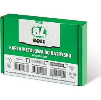 Oprava karosérie Boll Testovací karta na stříkání šedá