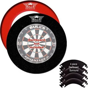 Terč na šipky Bull´s Surrounds Quarterback černé okruží k sisálovému terči 67921