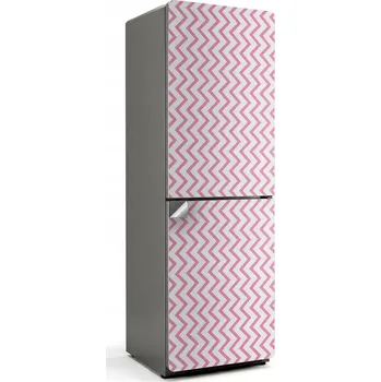 Fototapeta Dekorativní Samolepka Ozdoba na Lednici Cikcak Vzor v Pruzích