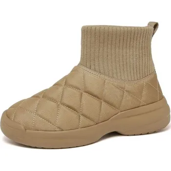 Dámská zimní obuv Dámské podšité zimní boty Ulogu Teplé nepromokavé zimní boty, hnědé, 40 EU