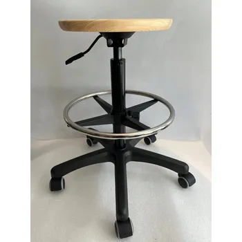 Otočná dílenská stolička s kolečkem průmyslová židle taburet tiskárna ola wys