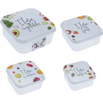 Dóza na potraviny Sada dóz LAUREL 4 ks nádoba na potraviny Koopman bez BPA