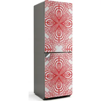 Fototapeta Ozdobná Samolepicí Nálepka na Lednici se Vzorem Symetrických Motivů