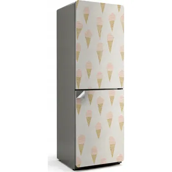 Fototapeta Samolepicí Fólie na ledničku Dýha do kuchyně Ilustrace zmrzliny v kornoutech