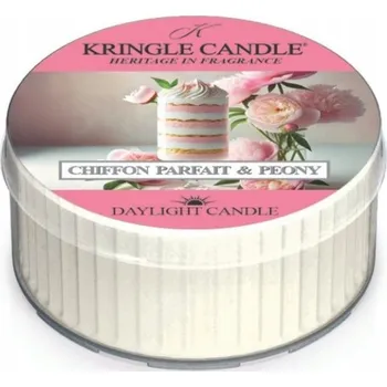 Svíčka Sójová svíčka tealight Chiffon Parfait & Pivoňka Kringle Candle